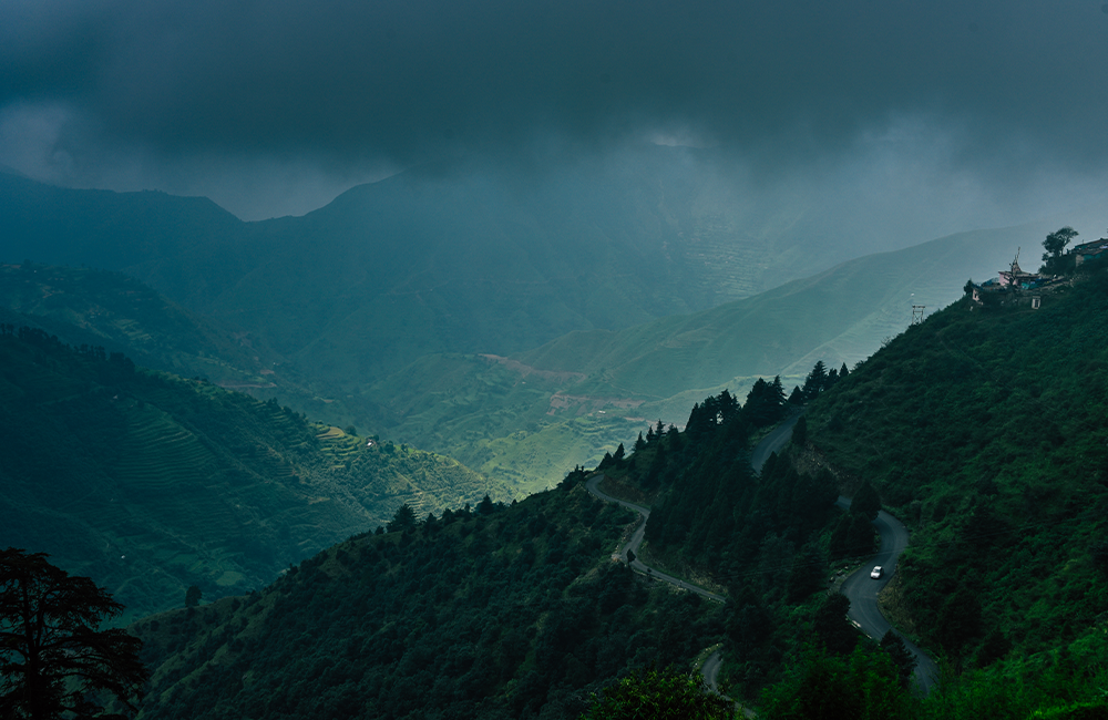 Peaceful meadow in Munnar connected to myths about haunted places in Munnar